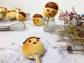雪糕造型黑豆沙面包的做法步骤：20