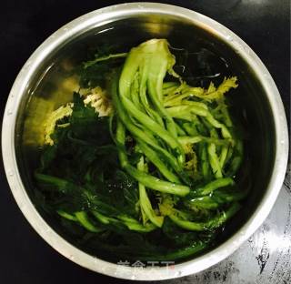 肉末雪里蕻的做法步骤：1