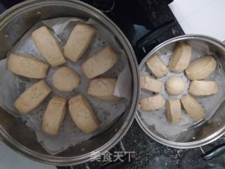 刀切红糖馒头的做法步骤：8