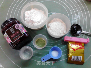 #烤箱美食#玫瑰软欧包的做法步骤：1