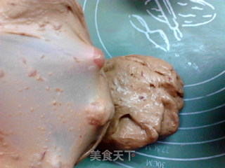 #烤箱美食#玫瑰软欧包的做法步骤：3