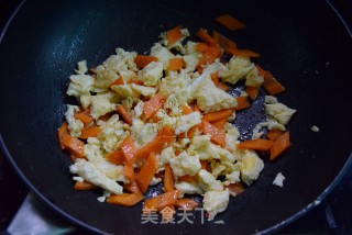 胡萝卜炒鸡蛋的做法步骤：6
