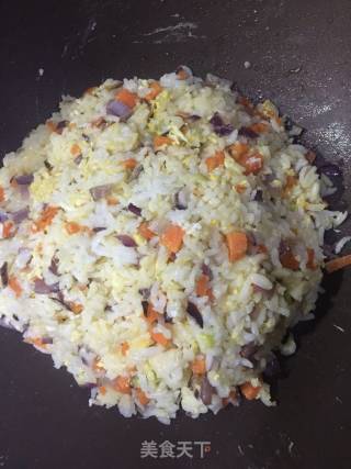 蒲烧鳗鱼蛋炒饭的做法步骤：6