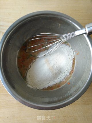 甜甜圈形状的肉松蛋饼的做法步骤：5