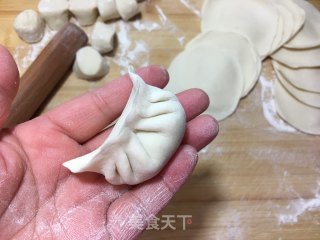 猪肉韭菜馅锅贴的做法步骤：13