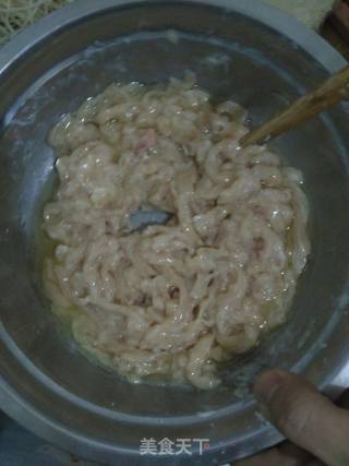 掐菜鸡脯肉丝的做法步骤：5