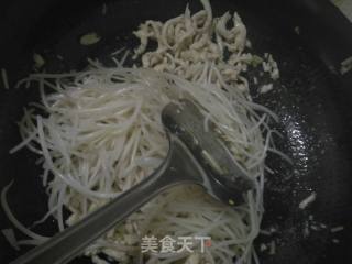 掐菜鸡脯肉丝的做法步骤：9