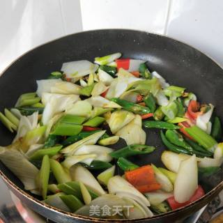 葱爆豆腐的做法步骤：10