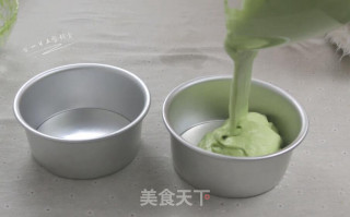 菠菜戚风蛋糕的做法步骤：18