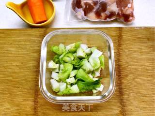 糯米鸭腿香菇烧麦的做法步骤：3