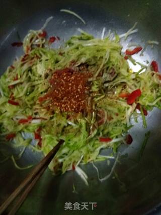 茭瓜煎饼的做法步骤：5