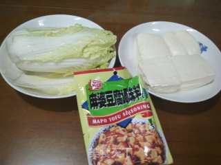 大白菜煮豆腐的做法步骤：1