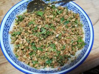 白菜果仁饺子的做法步骤：2