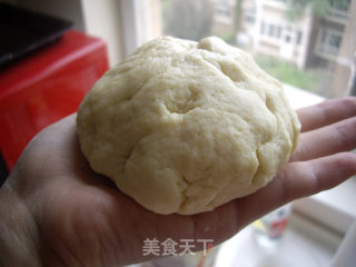 【宫廷御点】蛋黄酥的做法步骤：3