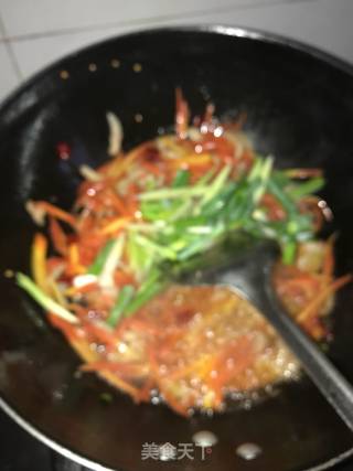 胡萝卜肉丝的做法步骤：7