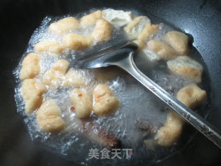鸭骨油豆腐青菜汤的做法步骤：4