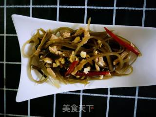 蒜蓉双丝的做法步骤：5