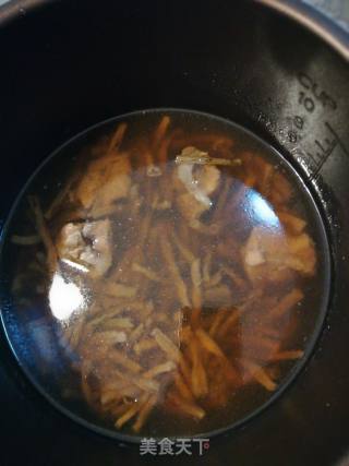 豆角干炖龙骨汤的做法步骤：4