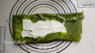 抹茶毛巾卷的做法步骤：14