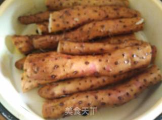 蓝莓蜜山药的做法步骤：2