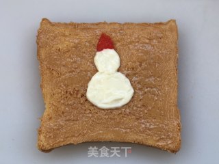 小雪人吐司的做法步骤：5