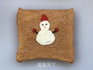 小雪人吐司的做法步骤：10