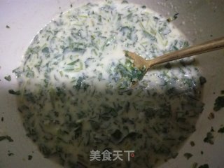 电饼铛——香菜饼卷的做法步骤：4