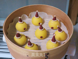 圣诞季【圣诞小鸡家族馒头】的做法步骤：23
