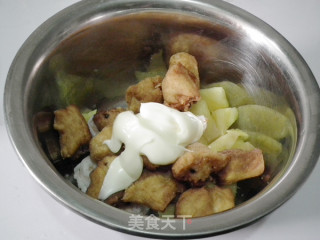 菠萝油条虾的做法步骤：11