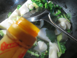雷笋烧大头菜的做法步骤：7