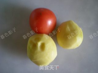 土豆炖西红柿的做法步骤：1