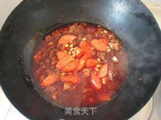 牛肉烧黄豆胡萝卜的做法步骤：10