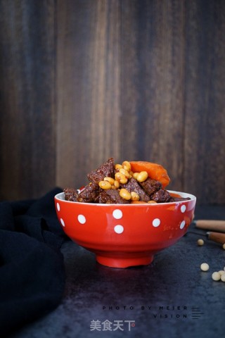 牛肉烧黄豆胡萝卜的做法步骤：12