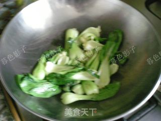 西红柿炒油菜的做法步骤：5