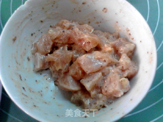 焙煎芝麻白果鸡丁的做法步骤：5