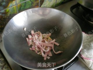 培根炒青椒的做法步骤：4