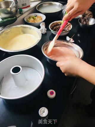 #御寒美食#拉花戚风蛋糕的做法步骤：15