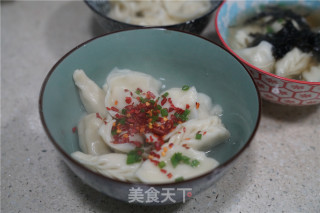 生蚝鲜肉饺子的做法步骤：8