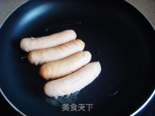 香煎三文鱼肠的做法步骤：3