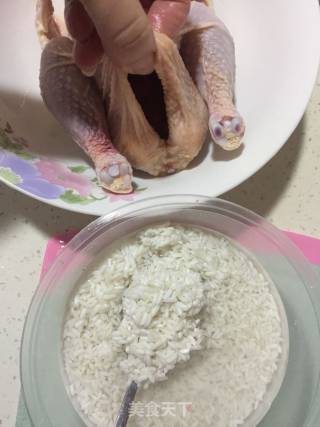 养生滋补韩式参鸡汤的做法步骤：5
