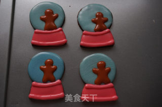 圣诞水晶球音乐盒饼干的做法步骤：10