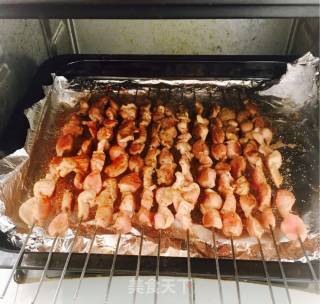 烤箱美食之烤鸡胗的做法步骤：7