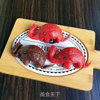 大象豆沙包的做法步骤：17