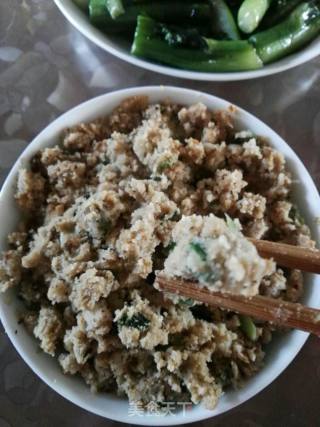 蒜香豆渣的做法步骤：11