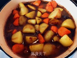 土豆胡萝卜炖牛肉的做法步骤：15