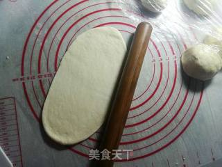 香葱火腿排包的做法步骤：4
