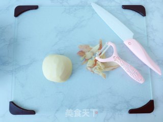 苹果香蕉白桃酱奶昔的做法步骤：2