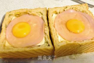 吐司托蛋的做法步骤：8