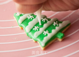 圣诞树饼干（不用模具也能做出）的做法步骤：16