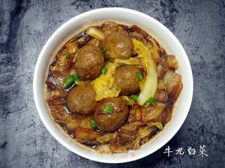 撒尿丸子炖白菜的做法步骤：4